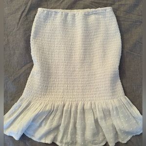white summery skirt from hollister